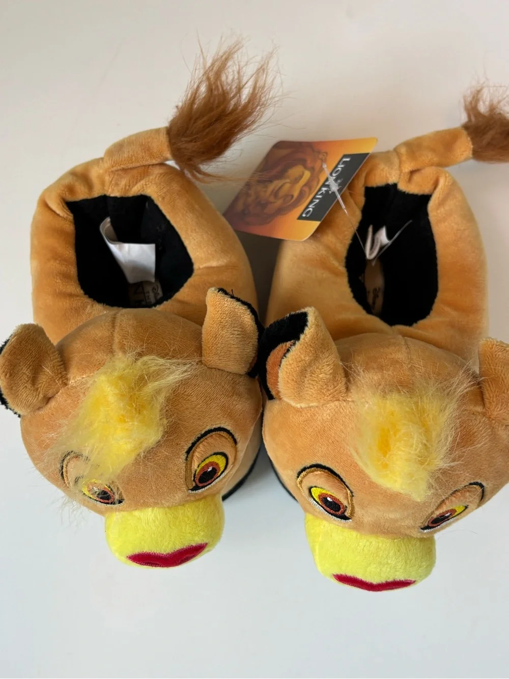 Bundle 2/$30! NEW Disney The Lion King Plush Slippers Toddler 9-10 Simba Cute